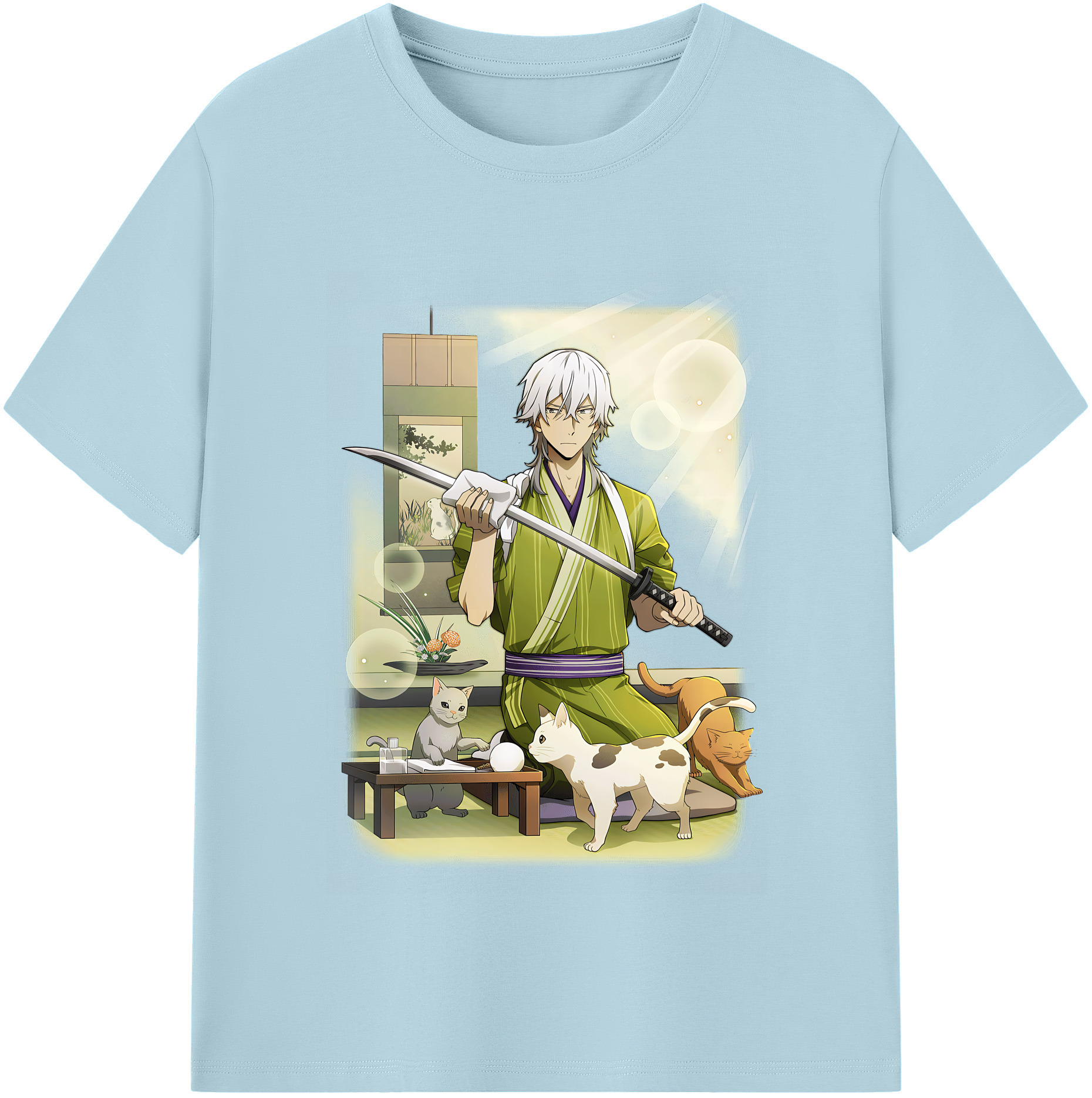 （画像用） 文豪ストレイドッグス Bungo Stray Dogs 綿100％半袖Tシャツ（フロントプリント）